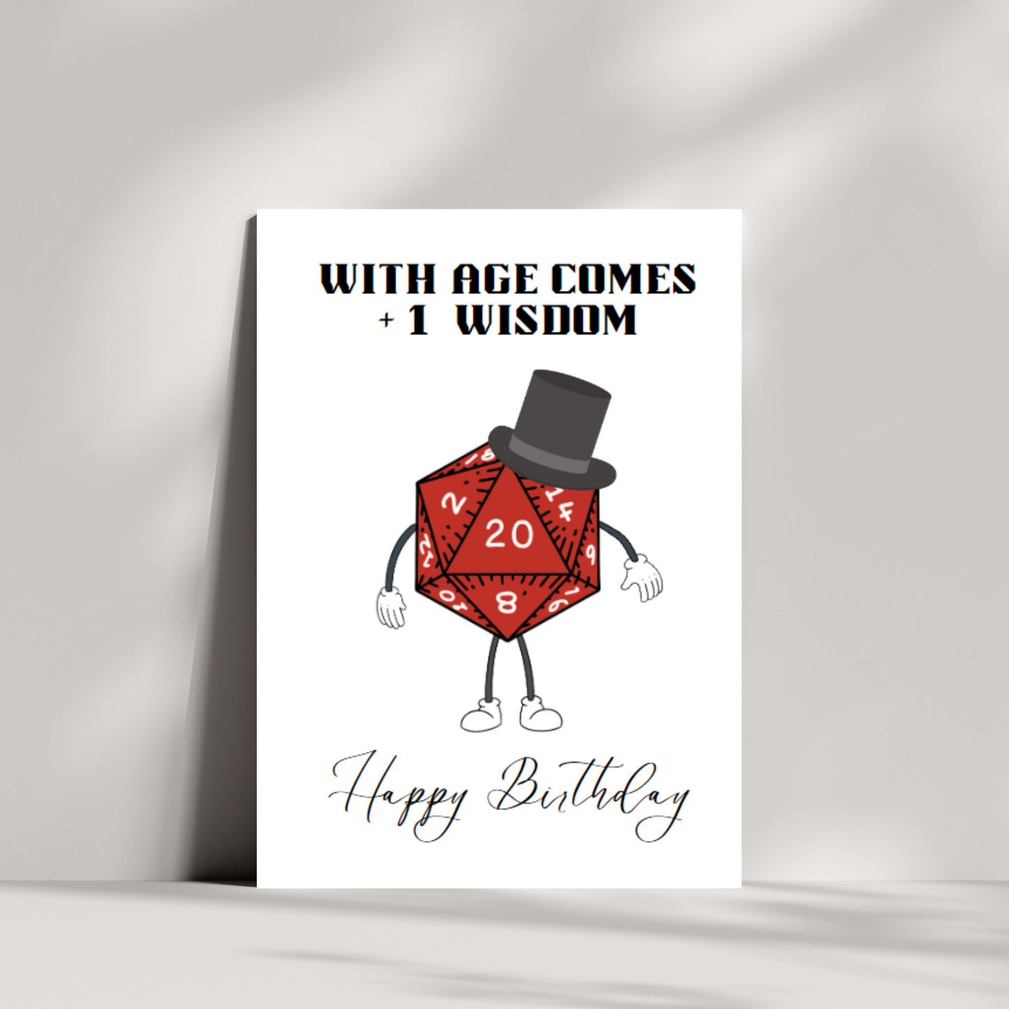 With age comes +1 Wisdom