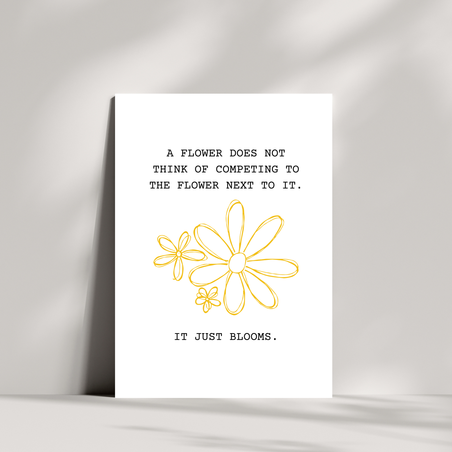 It just blooms