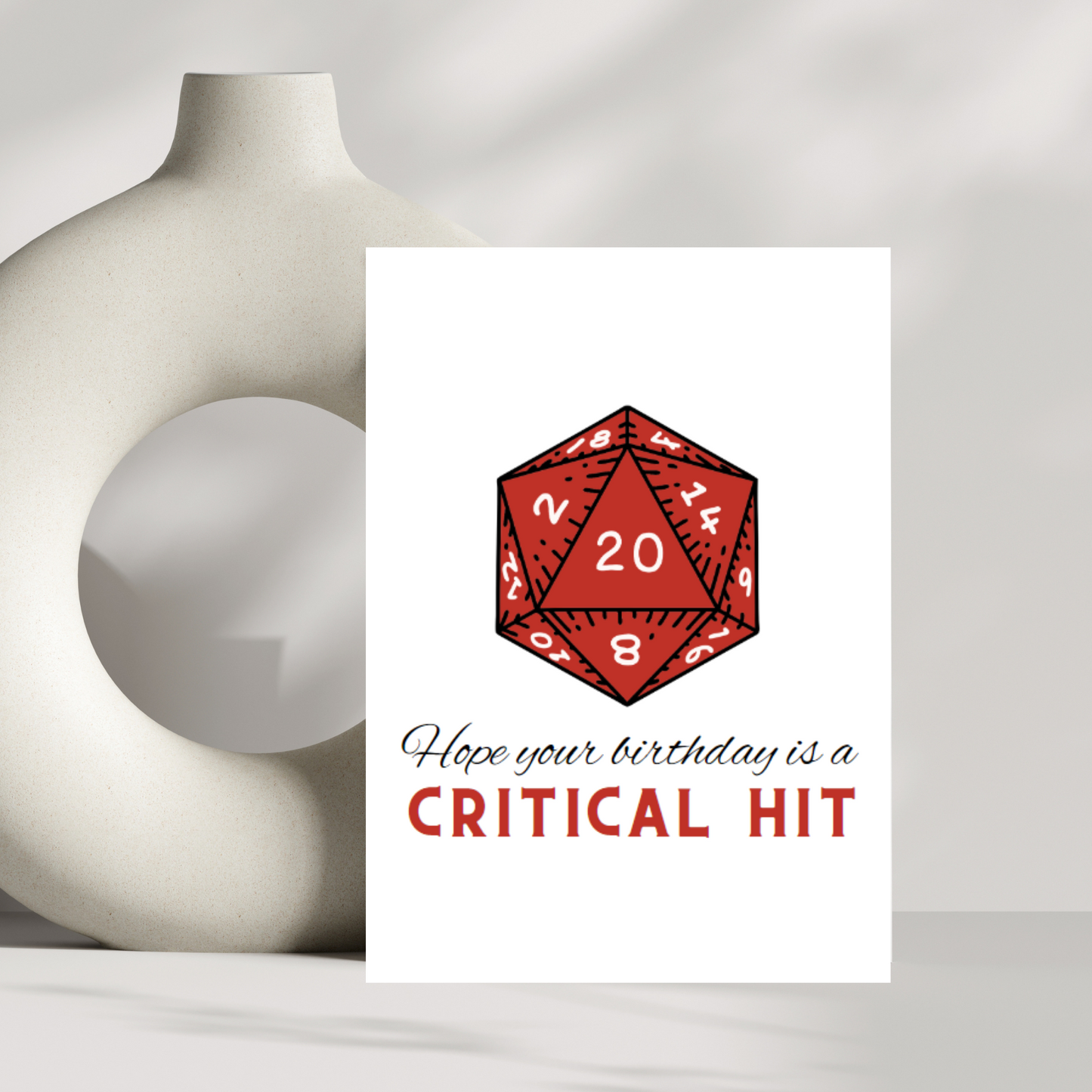 Hope your birthday is a critical hit