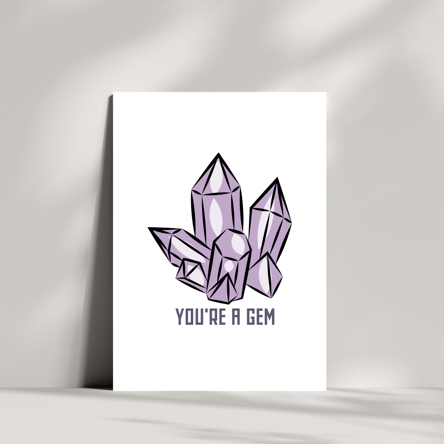 You're a gem birthday card