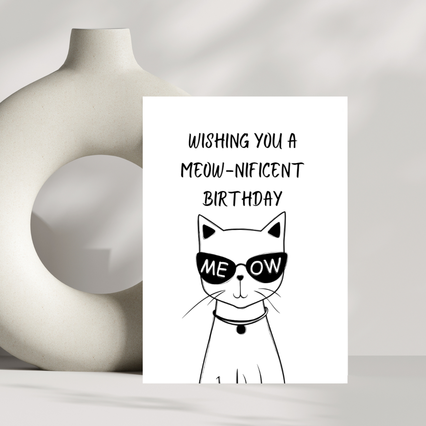 Wishing you a meow-nificent birthday