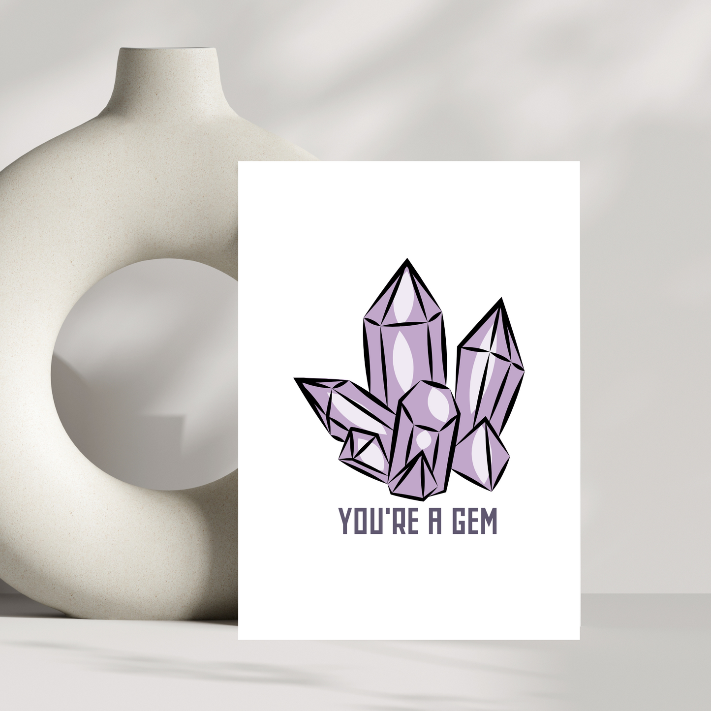 You're a gem birthday card