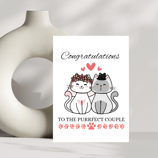 Congratulations to the purrfect couple