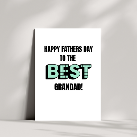 Happy fathers day to the best Pappy/Grandad
