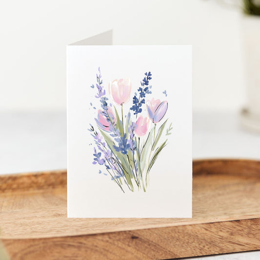 Wildflower Bouquet Greeting Card