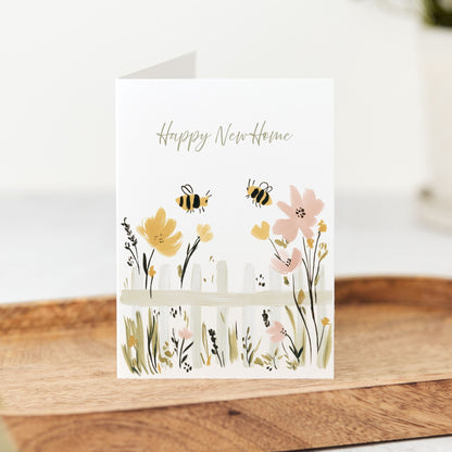 New Home Garden Gate Card