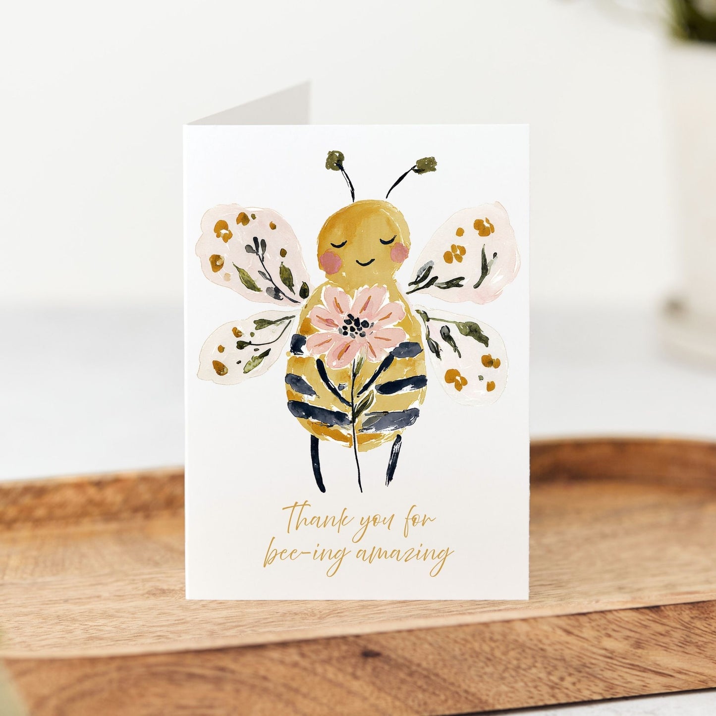 Bee Thank You Card