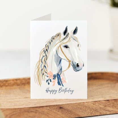 Horse Birthday Card