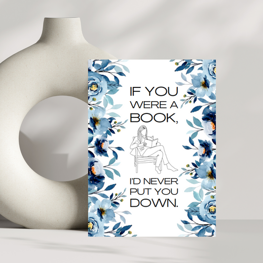 If you were a book valentines day card