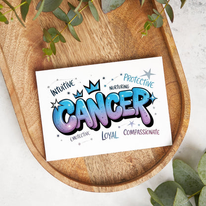 Cancer Zodiac Card – Loyal & Compassionate Star Sign Card