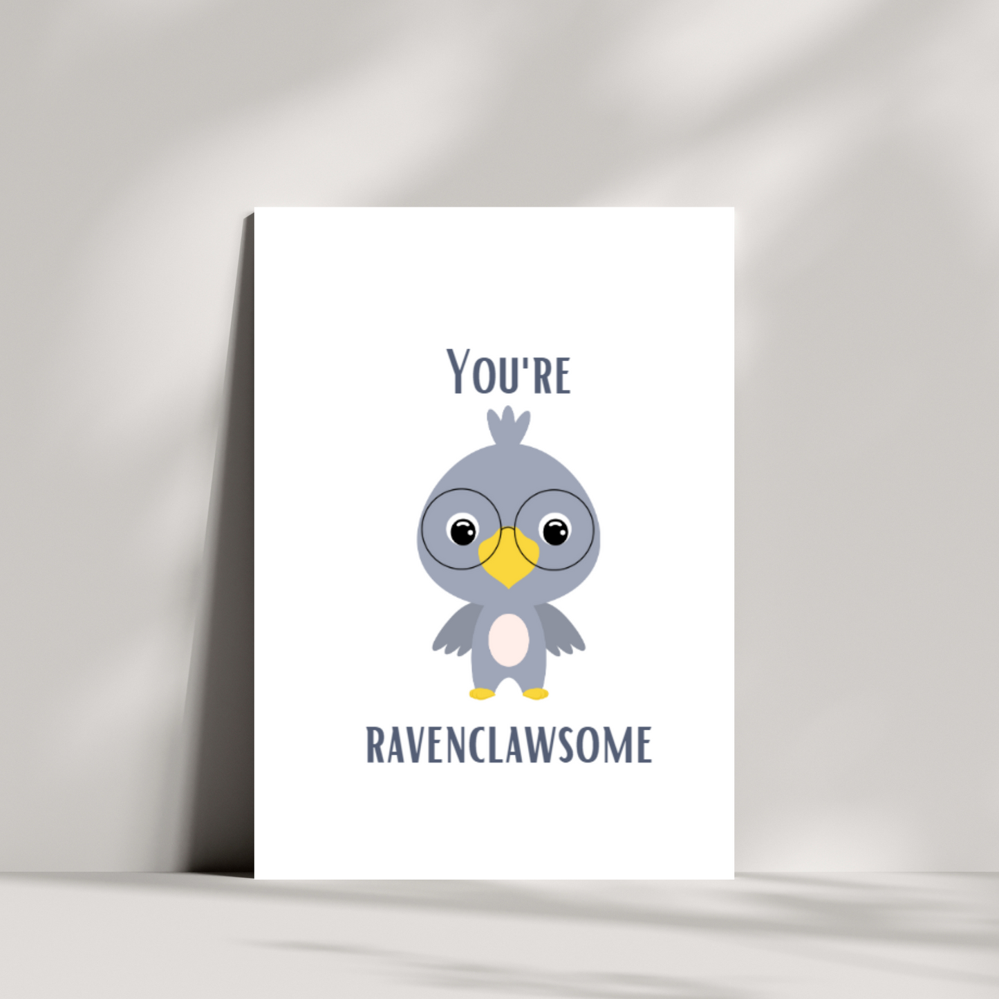 You're Ravenclawsome- snake - birthday card