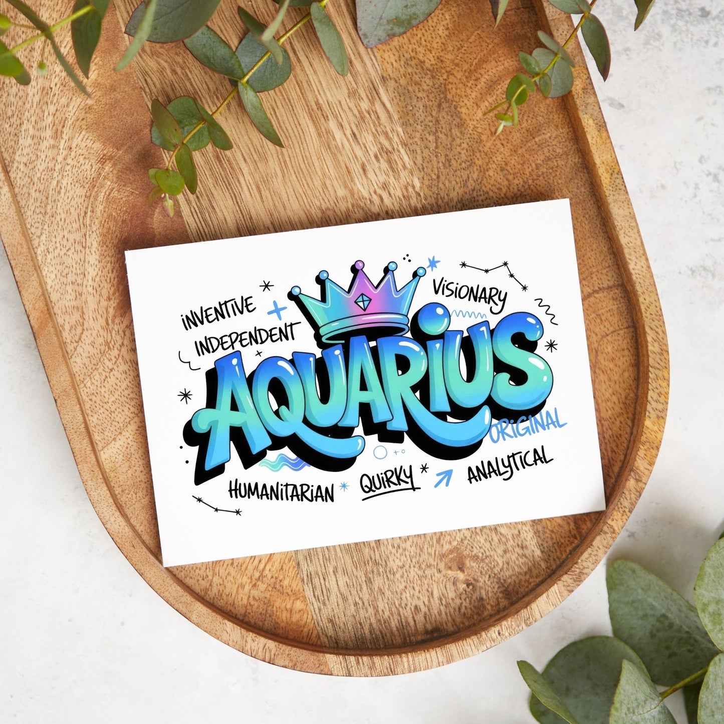 Zodiac Card Set – 12 Star Sign Greeting Cards Bundle | Birthday Cards Set | Astrology Gift Set