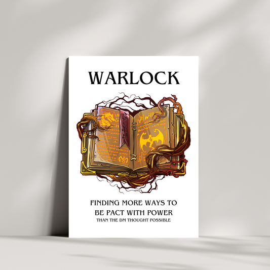 Finding more ways to be pact with power warlock birthday card (Copy)