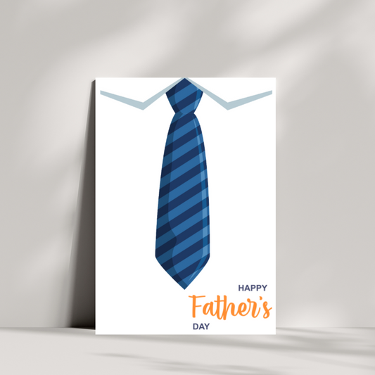 Shirt and tie fathers day card