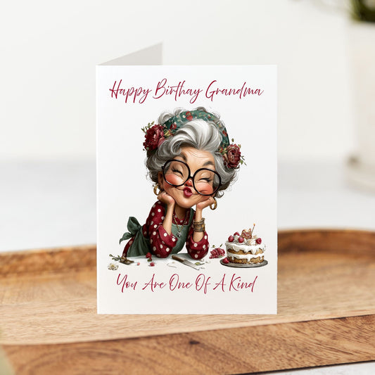 Happy Birthday Grandma – One of a Kind Card