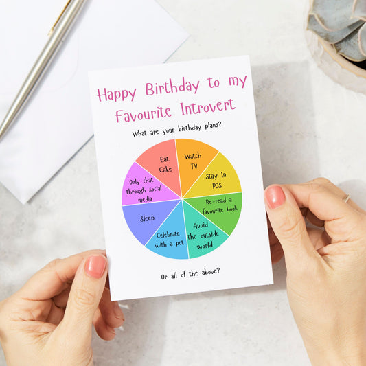 Happy Birthday to my favourite introvert - what are your birthday plans?