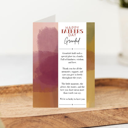 Happy Father’s Day Grandad Card | Thoughtful Grandfather Card
