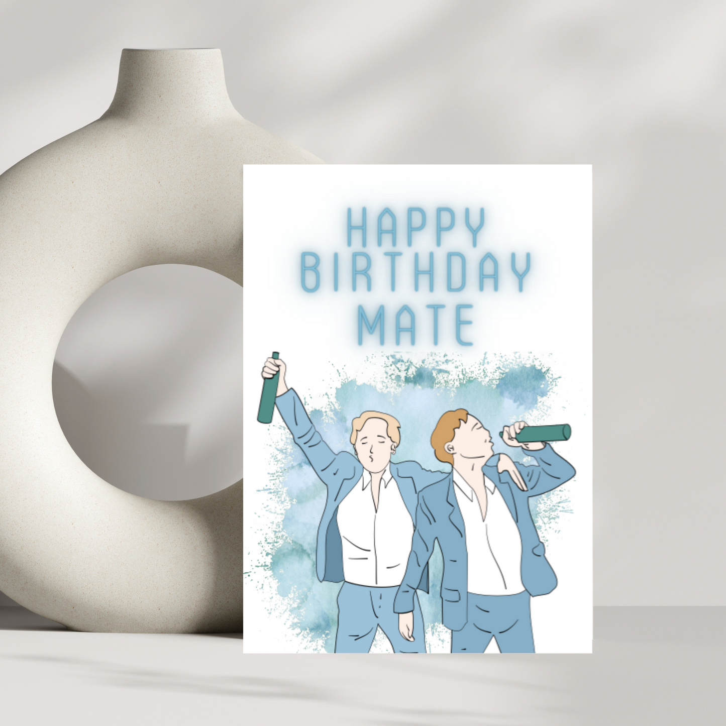 Happy Birthday mate birthday card