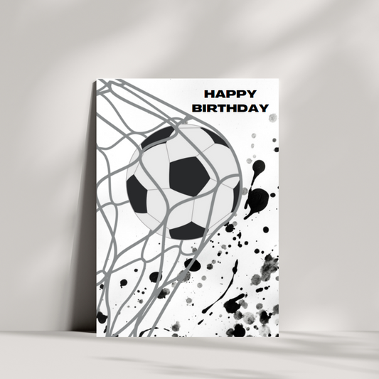 Goal! - Happy birthday - footie - football - Birthday card