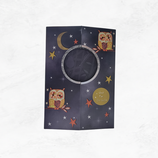 Owl peek a boo card - Just for You-Hoo!