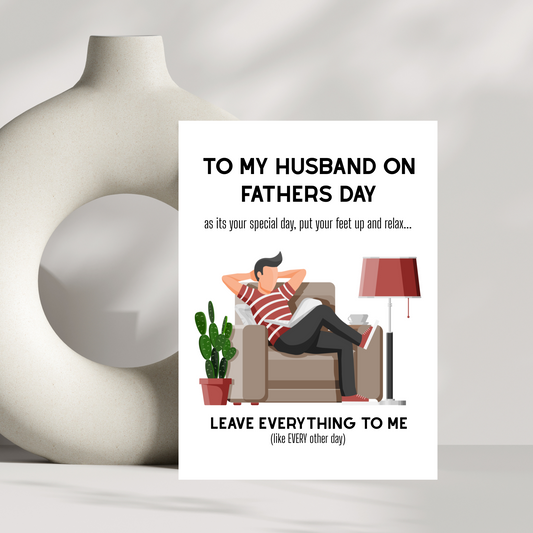 To My Husband on Fathers Day