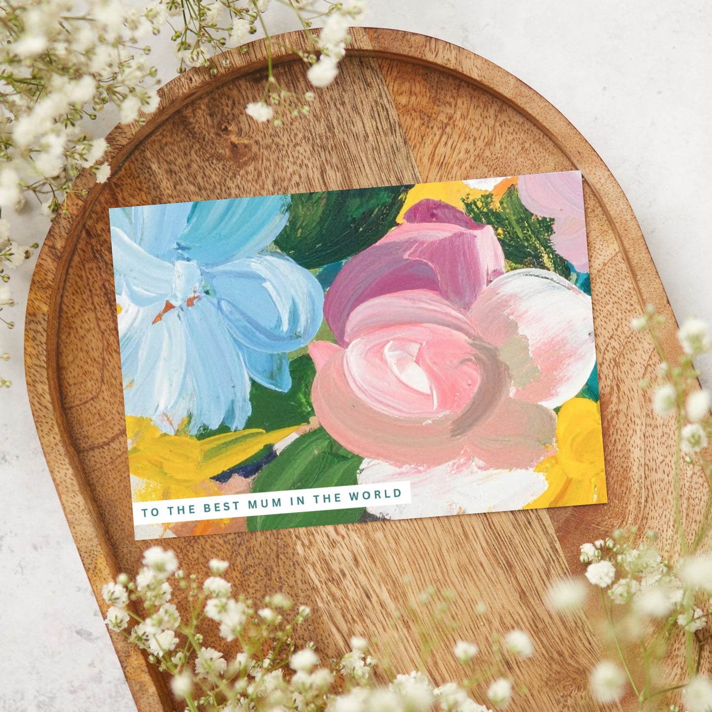 Floral Mum Greeting Card: Mother's Day, Special Occasion