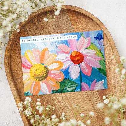 Floral Grandma Card, Grandma Ever, Mother's Day