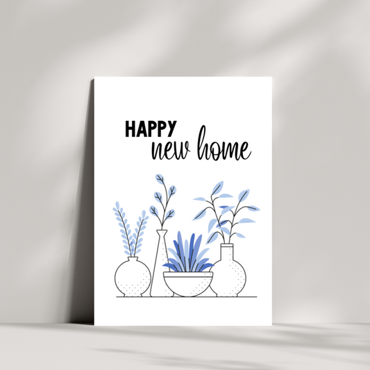 Plant new home card