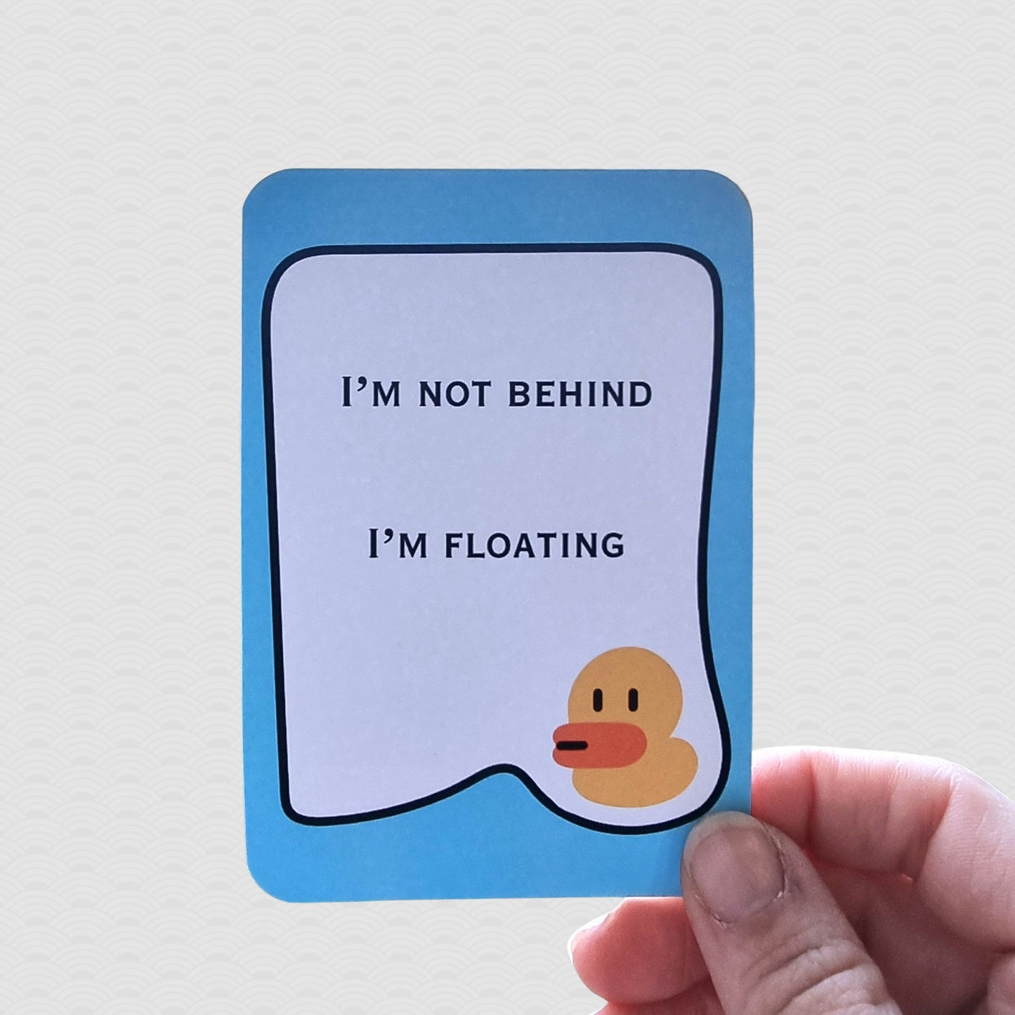 Follow Your Own River Affirmation Deck | Funny Encouragement Cards | Duck-Themed Gift | Playful Self Confidence Deck