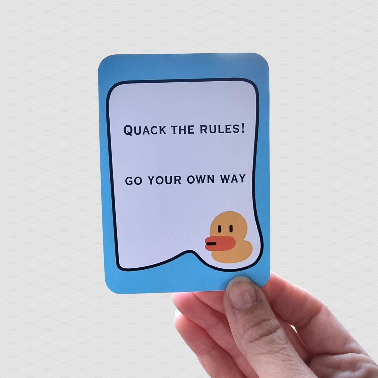 Follow Your Own River Affirmation Deck | Funny Encouragement Cards | Duck-Themed Gift | Playful Self Confidence Deck