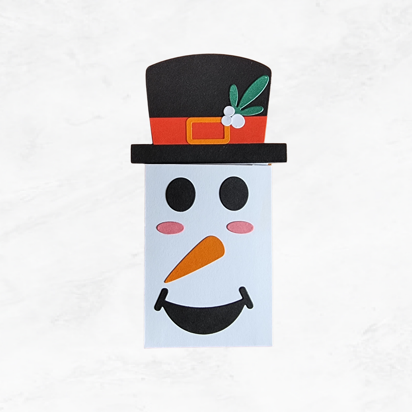 Novelty Snowman gift card holder